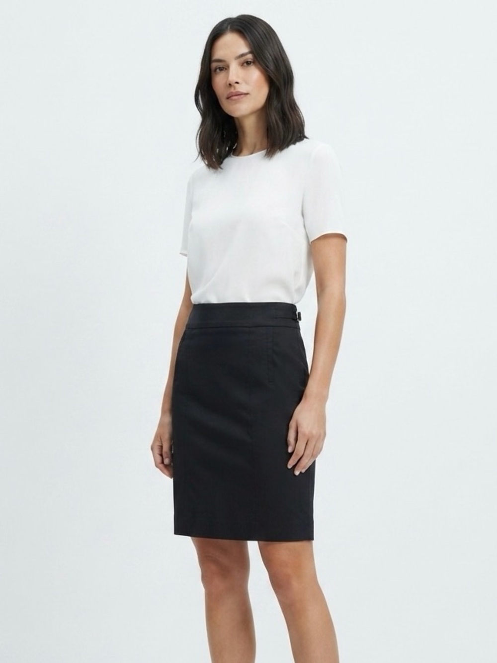 [Zara] Classic Black Pencil Skirt